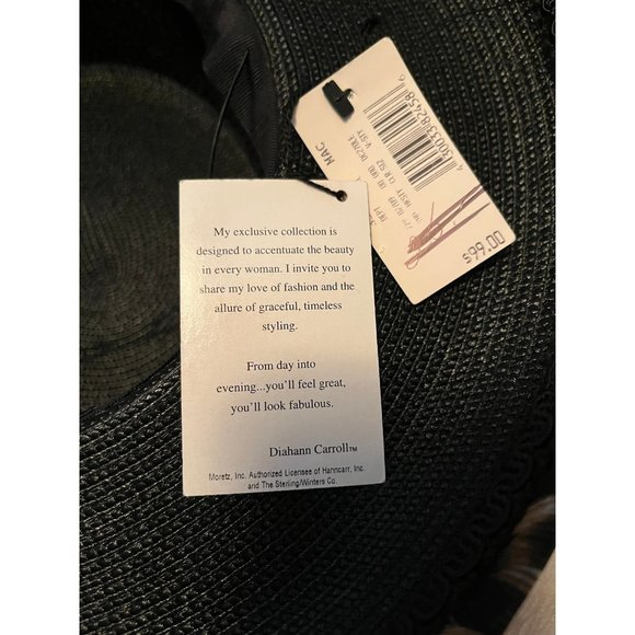 NWT Vintage Diahann Carroll Womens Hat - Women | Color: Brown - Picture 7 of 9